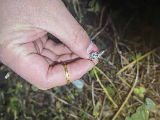 影/親戚家「熊孩子」將4萬元戒指扔進農田　出動警察耗費4小時凌晨終找回