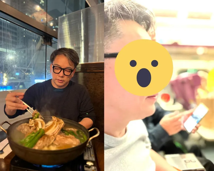 詹惟中除夕夜「右眼嚴重出血」二度急診！驚悚傷勢曝「眼球全變紅」無奈吐原因