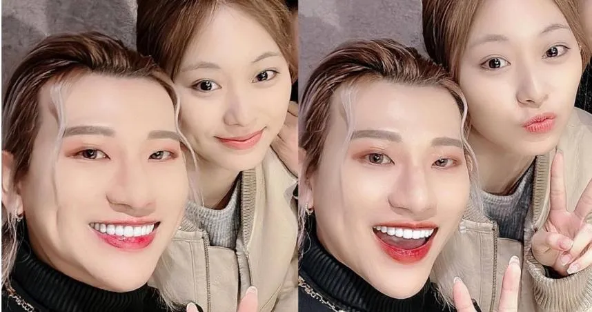 子瑜回台過年了！嘻小瓜秀合照「驚人素顏曝光」　KID大方請吃火鍋：超有面子