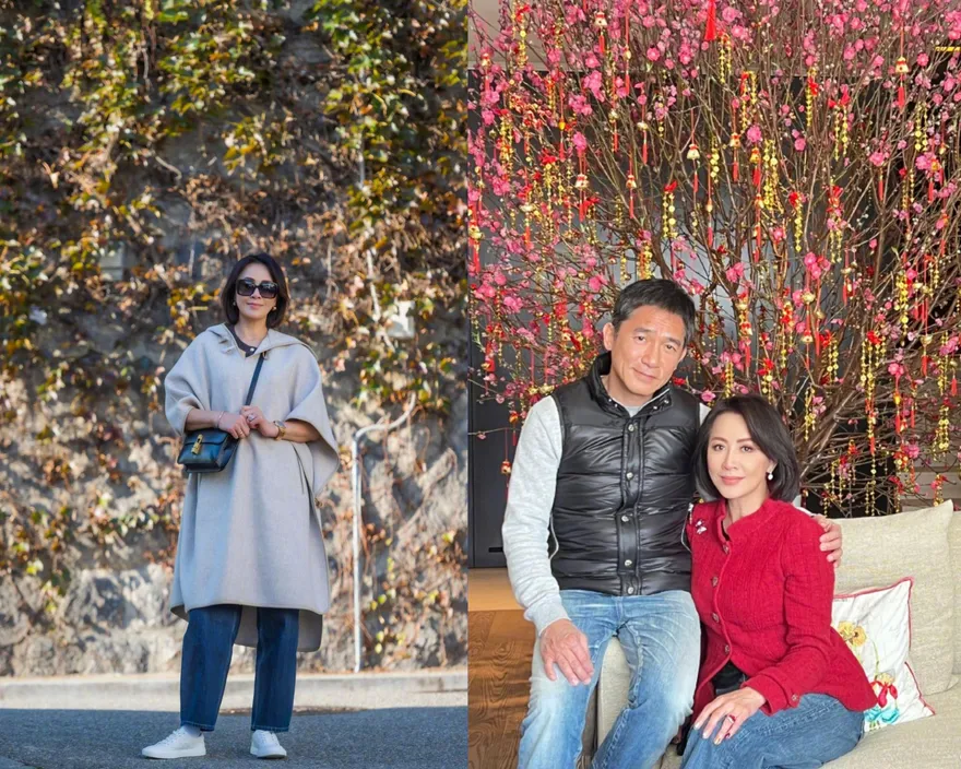 劉嘉玲過年曬梁朝偉甜蜜合影！身後桃花樹「竟是張國榮所送」　感慨發文惹哭網