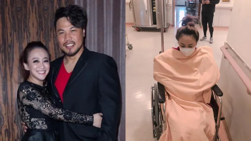 林秀琴驚傳過年住院！陳致遠曝「老婆輪椅照」心疼：忘了照顧自己