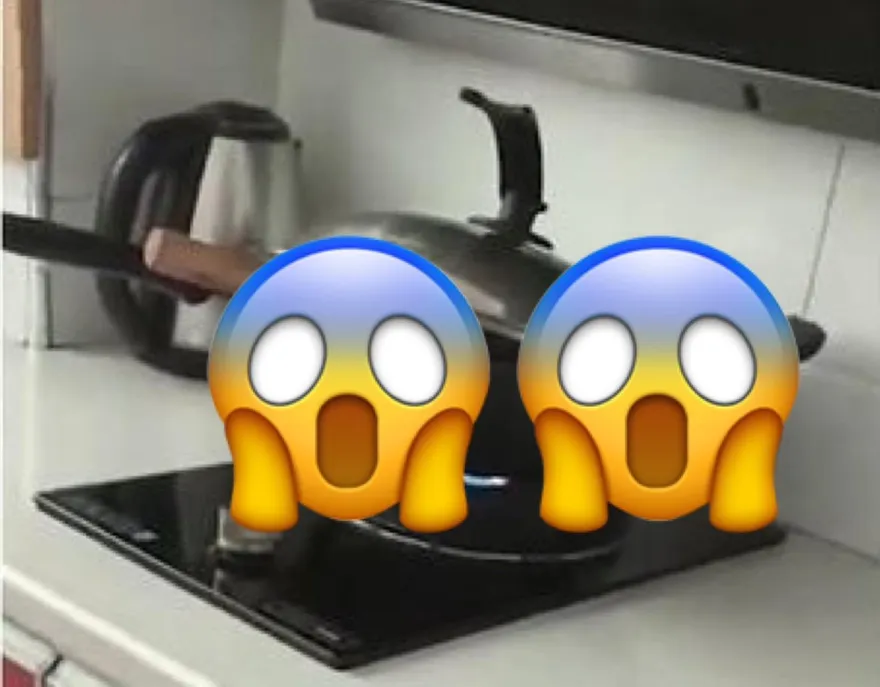 瓦斯爐沒關火「平底鍋乾燒7天」　她過年返家發現駭人一幕