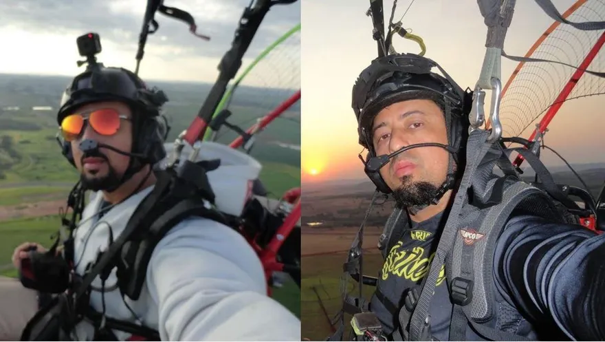 雙寶爸玩滑翔傘重摔亡！失控拋飛墜地　生前自拍慘淪遺照