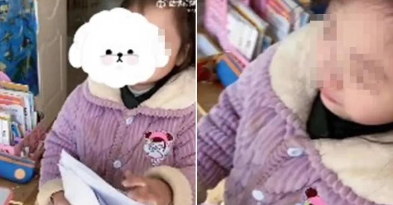幼兒園萌妹誤寫「小一哥寒假作業」崩潰大哭　百萬人驚：全對！真是學霸