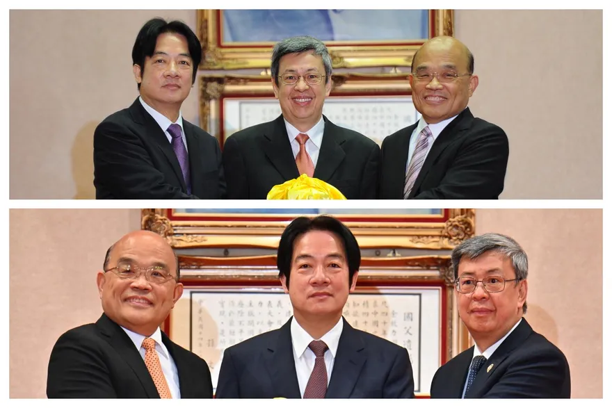 新內閣交接4年前後都是「這3人」！網酸「民進黨沒人才」：像玩大風吹