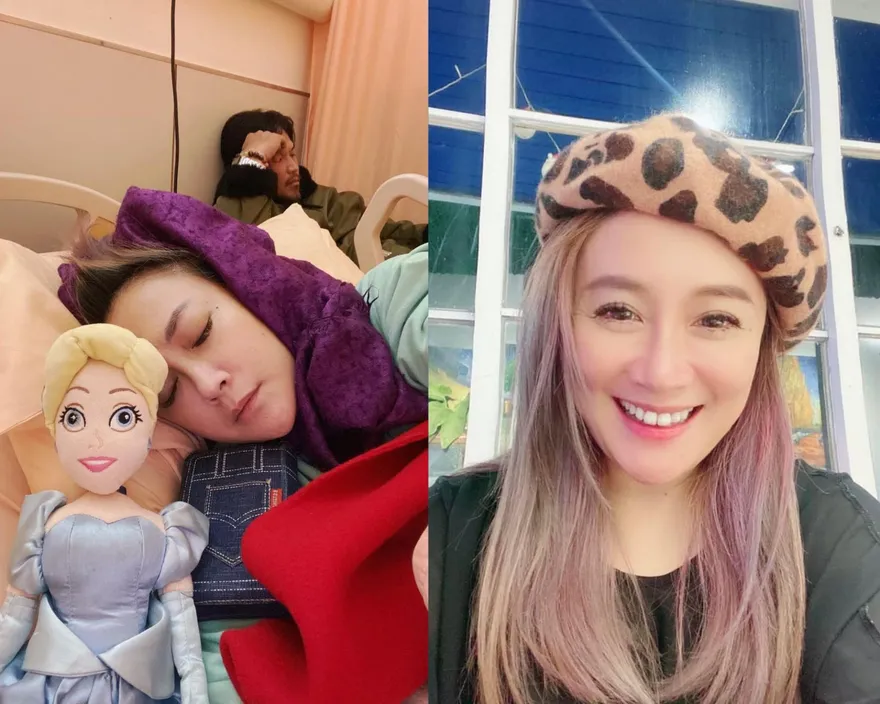 林秀琴住院5天「雙手打30多個針孔」無法進食！痛到冒冷汗「緊急開刀」求集氣