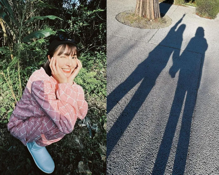 才撇清柯震東緋聞…峮峮賞櫻「突曬牽手照」！放閃甜喊：重要日子總是大晴天