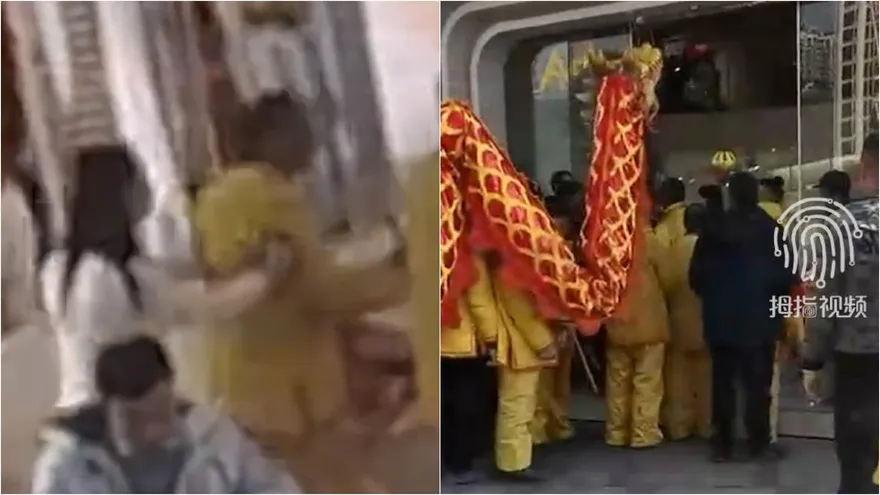 影/只為90元！舞龍隊闖服裝店要錢「20男衝試衣間」　老闆怒：女客都沒穿衣服