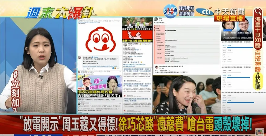 影/周玉蔻再拿「電力科普」標案！徐巧芯狠酸「瘋蔻費」笑：業配文僅5個讚