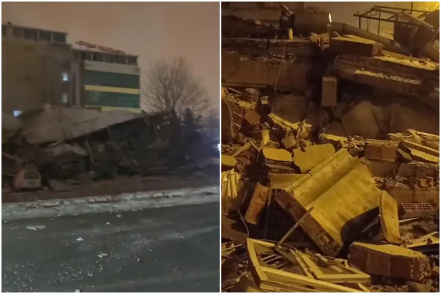 影/規模7.8強震狂搖土耳其！多處民宅坍塌　至少3死800傷