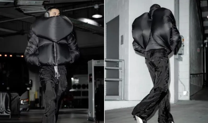 超奇葩！庫茲馬「黑色氣囊裝」入場引熱議　詹皇狂吐槽照穿不誤