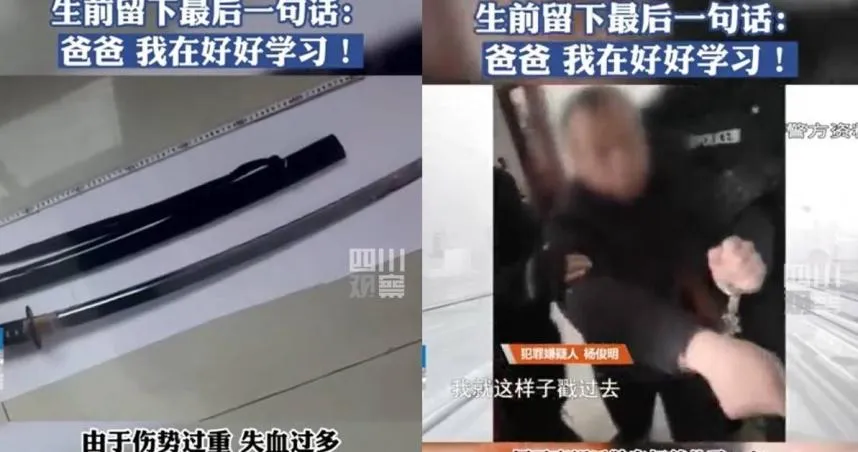 只因體育考試沒考好　陸莽父拿武士刀嚇孩子竟意外刺死兒