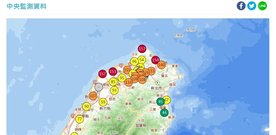 髒空氣來了！冷氣團夾帶「境外物染物」入侵　鄭明典：不要出去淋雨