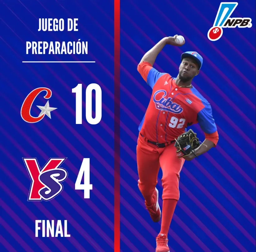 WBC經典賽/古巴認真了！恐怖打線火力全開　10比4痛擊日職養樂多隊