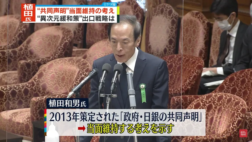 日央行總裁候選人植田和男欲持續貨幣寬鬆政策　盼今年中期通膨回穩