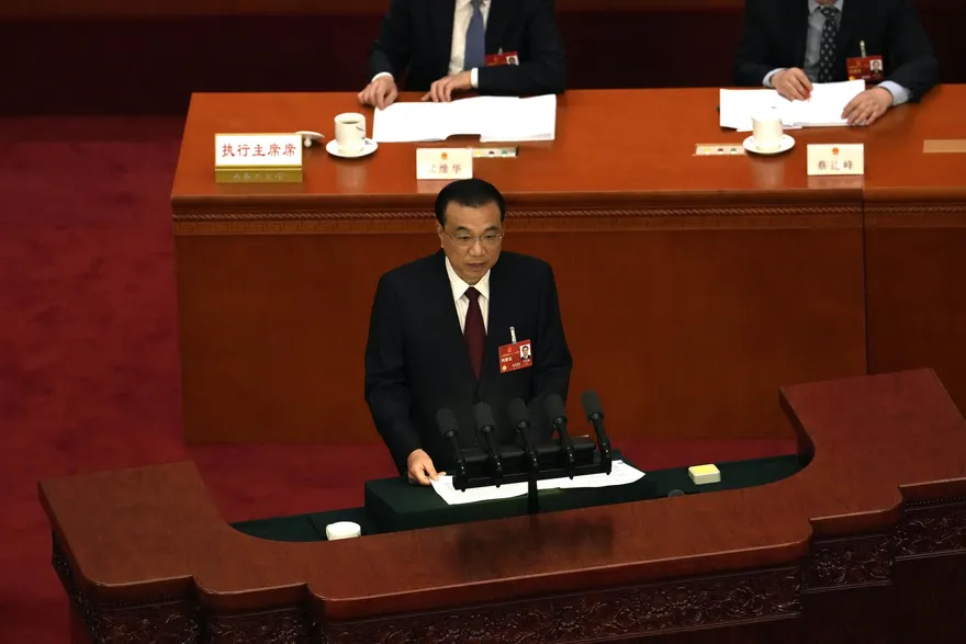 大陸兩會/人大開幕總理工作報告　李克強：今年經濟增長目標約5%