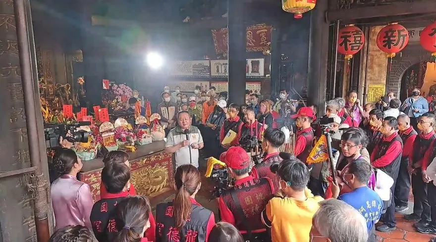 影/「龍德宮隨行香客比白沙屯多」？　鹿港天后宮主委：看空拍機就知道