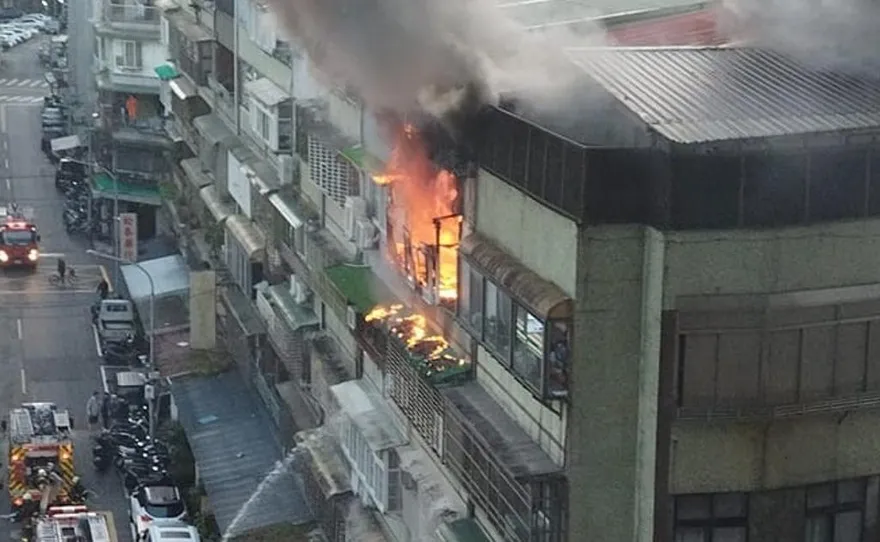 火來了卡緊走！信義區公寓惡火慈父對小姊弟「最後遺言」惹悲　一家人合照再無機會