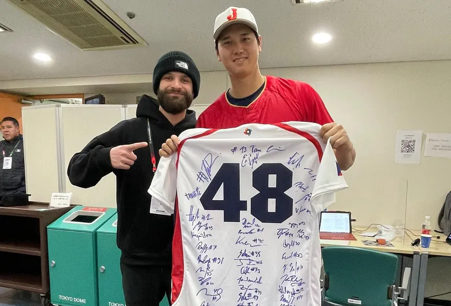 WBC棒球經典賽/賺到了！K掉大谷翔平　捷克「電工投手」爽獲簽名合影