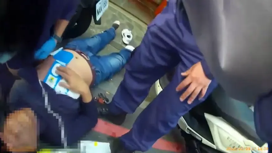 影/怒火攻心！房仲跟房東吵到心肌梗塞　新店警接力CPR救回一命