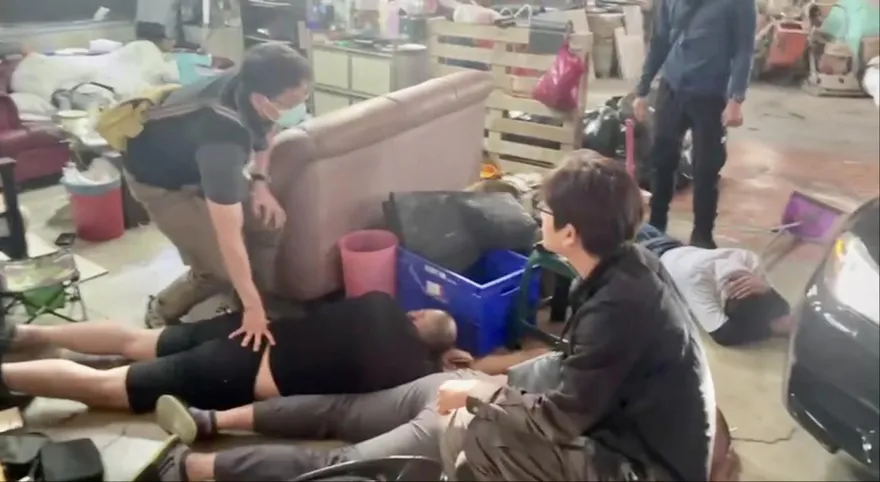 影/台南警大掃黑！緝毒、肅槍、剷黑幫　逮9人送辦