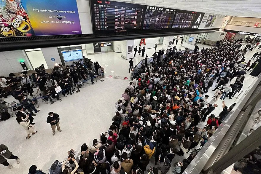 WBC棒球經典賽/ 侍日本光榮歸國　千人擠爆機場　大谷翔平留美欺負小聯盟