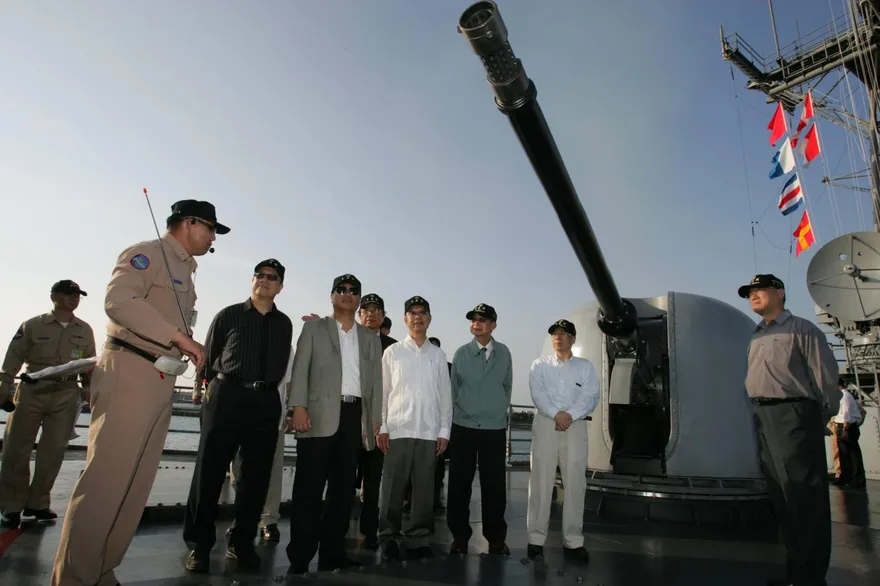 海軍張騫號巡防艦驚傳意外　76公厘快砲射擊發生膛炸
