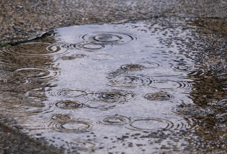 快訊/傾盆大雨！補班日午後突變天　上班族買午餐淪落湯雞