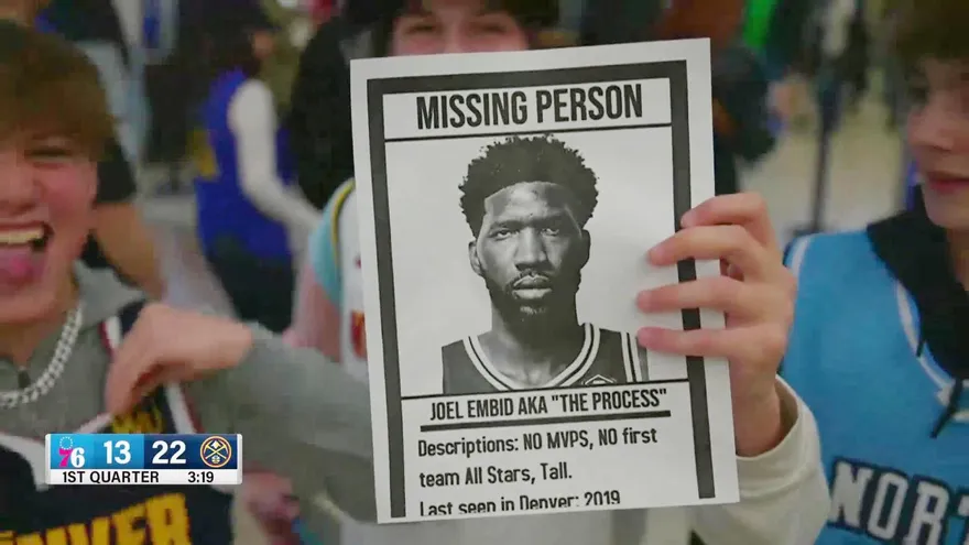 影/「尋找恩比德」金塊球迷高級酸　MVP大戰唱獨角戲