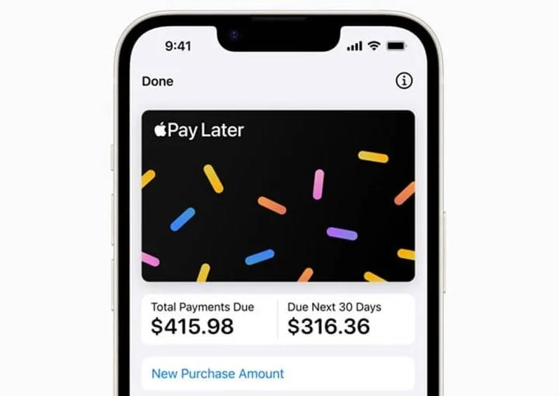蘋果進軍先買後付市場　推出Apple Pay Later「可分6週4期無息付款」
