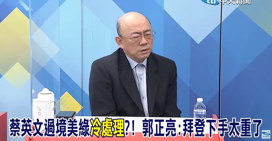 影/馬英九赴陸「驚句不斷」民進黨慌了？郭正亮：拜登對蔡英文下手太重