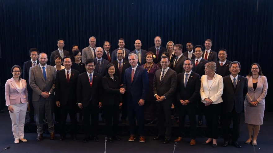 蔡英文會晤麥卡錫　中台辦批民進黨「倚美謀獨」的又一挑釁行徑