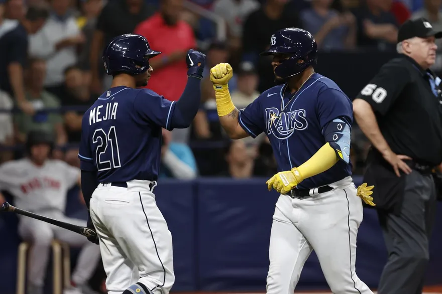 影/再度炸裂！光芒4轟棒打紅襪奪開季11連勝　張育成又坐滿板凳