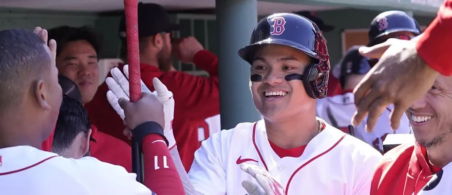 影/升格二寶爸後好運到！張育成夯兩分砲…紅襪勝雙城