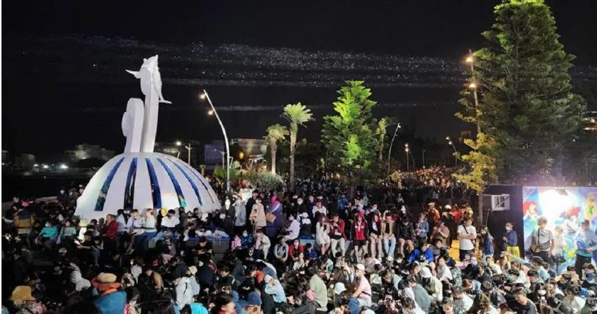 遺憾！風力超過6級　澎湖海上花火節無人機秀再次取消