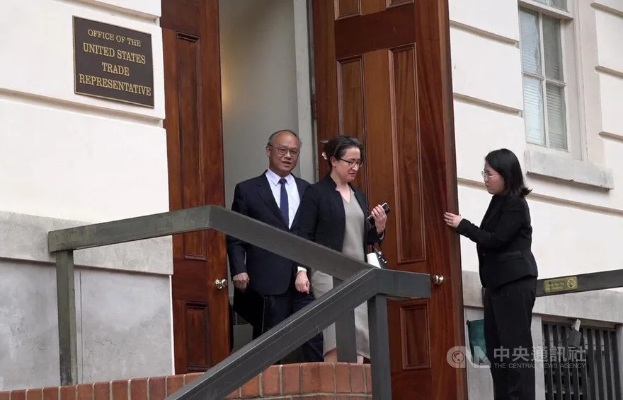 鄧振中拜會美貿易代表署 洽談台美貿易倡議