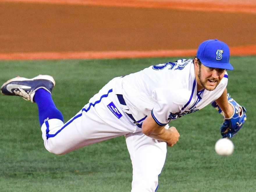 影/日職史上最猛外援！賽揚強投鮑爾初登板　7局9K飆首勝