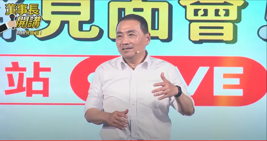 影/民眾挑戰「核電立場」　侯友宜直球對決！選總統能源政策曝光了