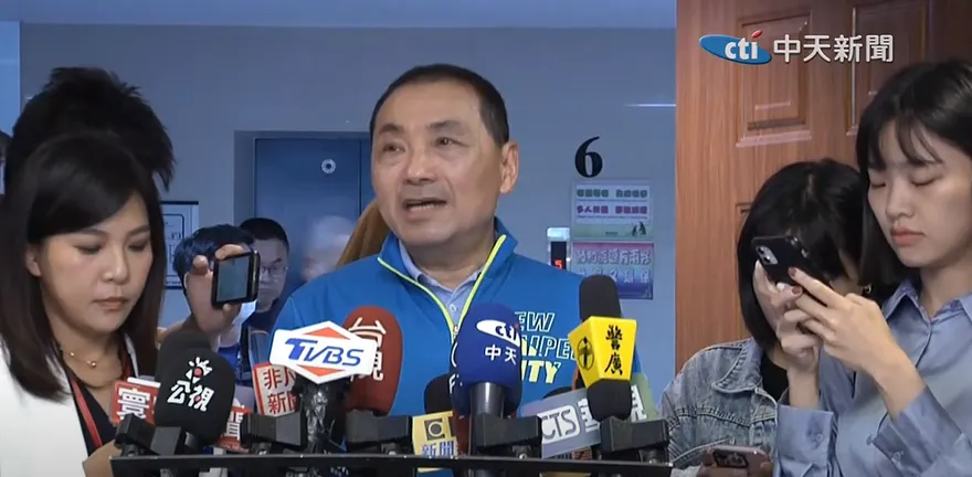 影/傳朱立倫9月陪同訪美？侯友宜回「不只美國　朋友越多越好」