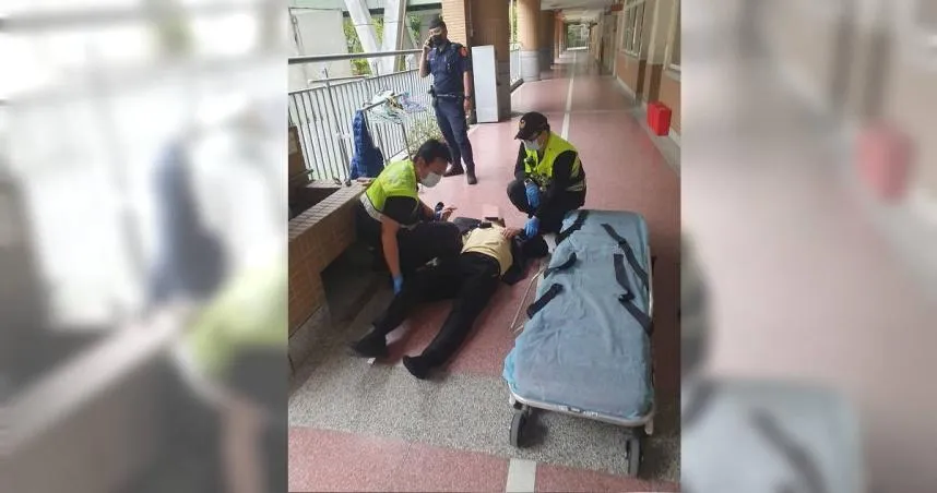 校園巡邏突然暈倒「起不來」　警即刻協助救回警衛北北