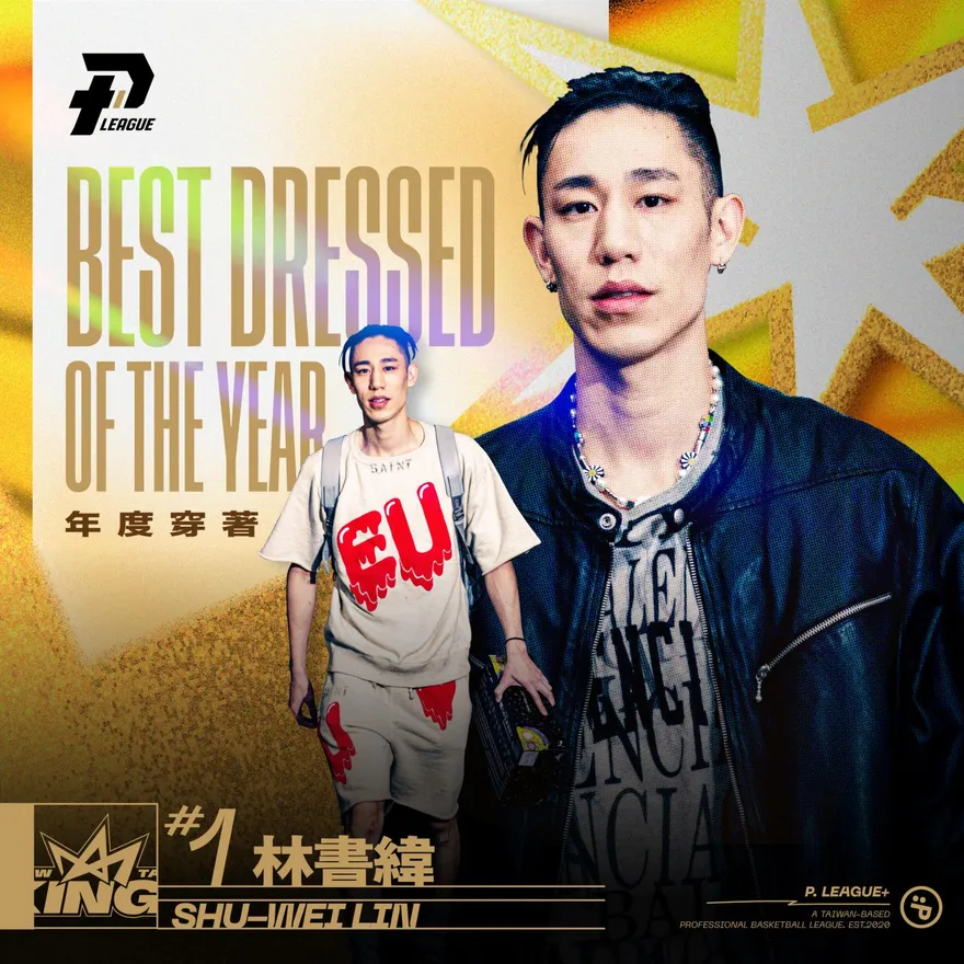 我最潮！新北國王林書緯獲年度穿著獎　Fubon Angels奪年度啦啦隊