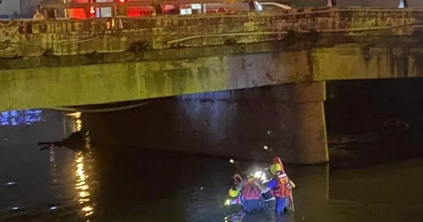疑發生爭吵！竹北市豆子埔溪博愛橋　驚傳2女先後墜溪