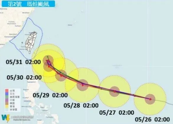 各大洋最強颱來襲！專家曝瑪娃北轉「分歧點時機」　氣象局：強度已接近頂峰