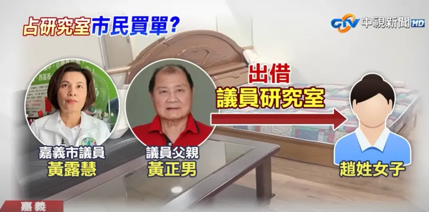 民進黨議員女密友寄生嘉義市議會！爽住5星會館20年只被討6萬水電費　自有4000萬元別墅曝光