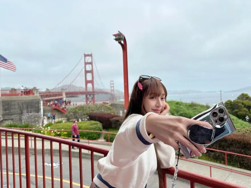 巧遇林襄最後機會！樂天女孩美西巡迴倒數　灣區金門大橋狂自拍