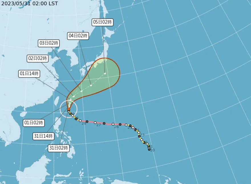 今高溫恐飆36°C！7縣市豪大雨特報　瑪娃龜速北轉…放晴時間曝