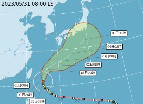 快訊/中颱瑪娃今距台最近！雨彈區域範圍擴大　8縣市「豪大雨特報」