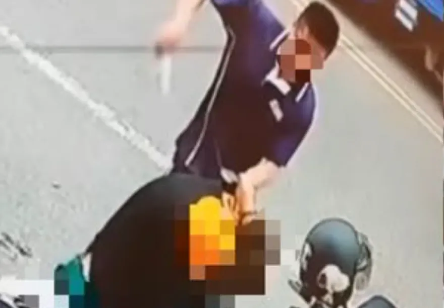 放學遇醉漢襲擊！台中國中生慘遭酒瓶猛K頭　一旁就是警察局