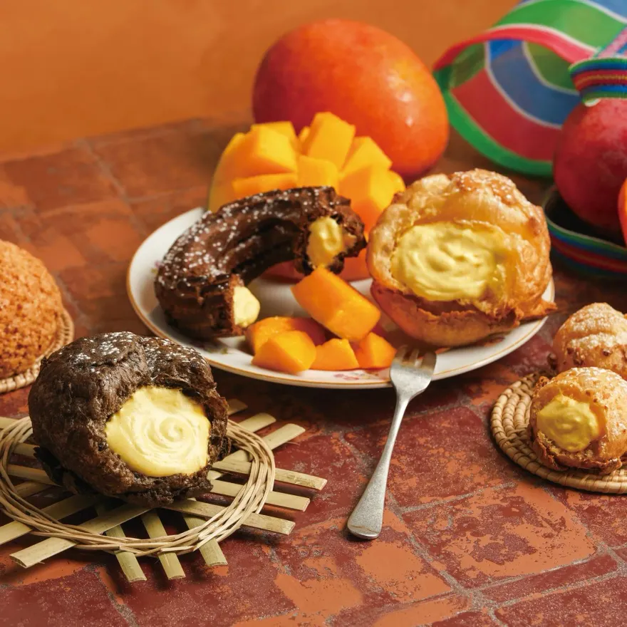 芒果控暴動！今夏限定「芒果泡芙、飲料」曝光　限時1個月開賣