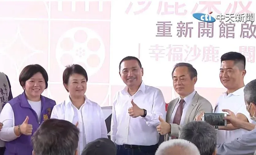 侯友宜台中行會見政壇要角　港媒：已撕下「這標籤」